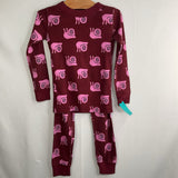 Size 4 (100): Hanna Andersson Purple/Pink Snail2pc PJs