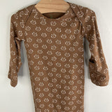 Size 3-6m: Kate Quinn Brown Cat 1pc Footy PJs