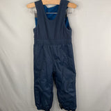 Size 3: Columbia Blue Fleece Upper Snowbib