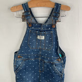 Size 5: Osh Kosh B'Gosh Blue Polka Dot Overalls