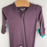 Size NB: Kyte Purple 1pc Footy PJs