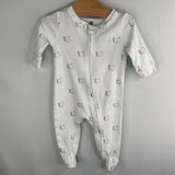 Size 0-3m: Gap White Bears 1pc Footy PJs