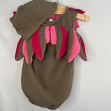 Size 2-3: Old Navy Brown/Pink Owl 2pc Onesie