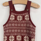 Size 3-6m: Kate Quinn Red/White Knit Romper
