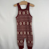 Size 3-6m: Kate Quinn Red/White Knit Romper
