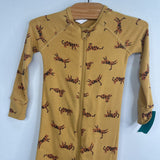 Size 18-24m (80): Hanna Andersson Yellow/Orange Tiger 1pc PJs