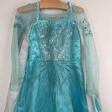 Size 5-6: Blue/White Princess Elsa Costume Dress