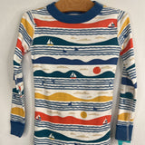 Size 4 (100): Hanna Andersson White/Multi Beach 2pc PJs