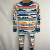 Size 4 (100): Hanna Andersson White/Multi Beach 2pc PJs