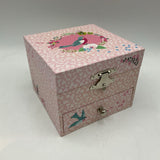 Djeco Pink Floral Bird Music Box