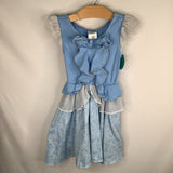Size 5-6: Disney Blue Princess Short Sleeve Dress