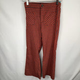 Size 8: Zara Orange/Multi Plaid Pants