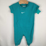 Size 9m: Nike Blue Waffle Knit Romper