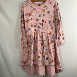 Size 5: Tea Collection Pink/Multi Floral Long Sleeve Dress