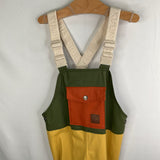 Size 4-5: Kuling Green/Orange/Yellow Rain Pants