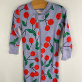 Size 12-18m (75): Hanna Andersson Purple/Red/Green Cherry 1pc PJs