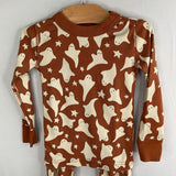 Size 3 (90): Hanna Andersson Brown/White Ghost 2pc PJs REDUCED