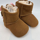 Size 0-3m: Ugg Brown Faux Fur Booties