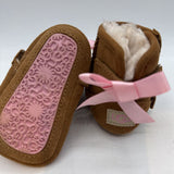Size 0-3m: Ugg Brown Faux Fur Booties