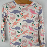 Size 4: Gap Pink/Multi Dinosaurs 2pc PJs
