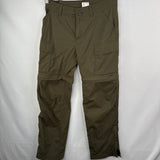 Size 8: REI Green Convertible Hiking Pants to Shorts