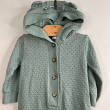Size 9m: Nordstroms Blue Hooded Knit Romper