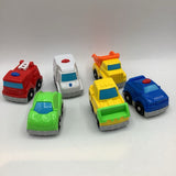 Bag Of Assorted Emergency Vehicles + Cars