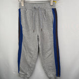 Size 4 (100): Hanna Andersson Grey/Navy Drawstring Cozy Pants