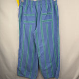 Size 9: Next Blue/Green Striped Soft Waist Drawstring Pants