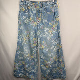 Size 10: Gap Multi Floral Soft Waist Wide Leg Jeans