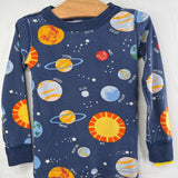 Size 4 (100): Hanna Andersson Navy/Multi Outer Space 2pc Pjs