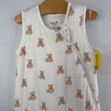 Size M: Kyte 1.0 TOG White/Brown Teddy Bears Sleepsack