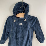 Size 6-12m: The North Face Navy Fleece Zip-Up Bunting