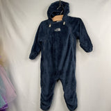 Size 6-12m: The North Face Navy Fleece Zip-Up Bunting