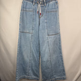 Size 8-10: Levi's Light Wash Drawstring Soft Waist Jeans