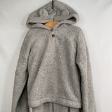 Size 10 (140): Grey Fleece Top and Bottoms