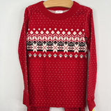 Size 4 (100): Hanna Andersson Red/White 2pc Holiday Pjs