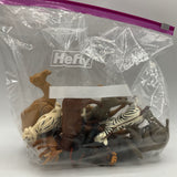 Bag of Assorted Animal Figurines