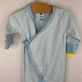 Size 3-6m: Monica + Andy Blue/White Striped Romper