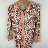 Size 12-18m: Little One Shop White/Pink/Multi Florals Zip-Up 1pc PJs
