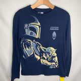 Size 8-10: Gap Blue/Multi Mandaorian Long Sleeve T-Shirt