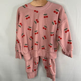 Size 12-18m: Cherry 2pc Long Sleeve Shirt and Pants