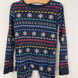 Size 3: Primary Blue Holiday Lights 2pc Pjs