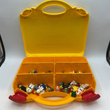 Lego Travel Case + Mini Figs / Accessories