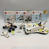 Lego Creator Space Exploration Ships + Astronaut