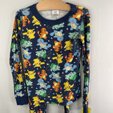 Size 6-7 (120): Hanna Andersson Blue Pokemon 2pc Pjs