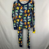 Size 6-7 (120): Hanna Andersson Blue Pokemon 2pc Pjs