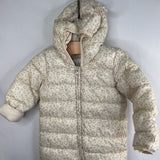 Size 12-18m: Gap Beige/Tan Leopard Print Hooded Zip-Up Bunting