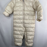 Size 12-18m: Gap Beige/Tan Leopard Print Hooded Zip-Up Bunting
