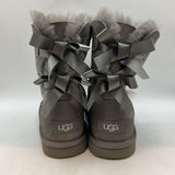 Size 3Y: Ugg Grey Suede Boots